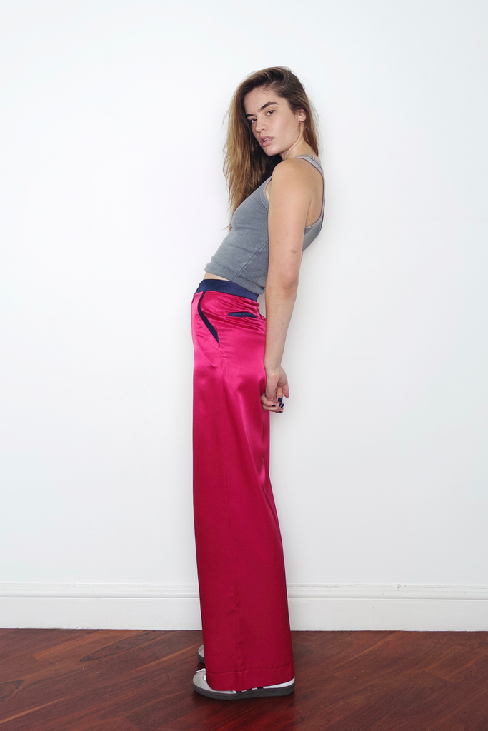 Aubade Midnight Whisper Silk Trouser | Caroline Randell's Silk Nightwear